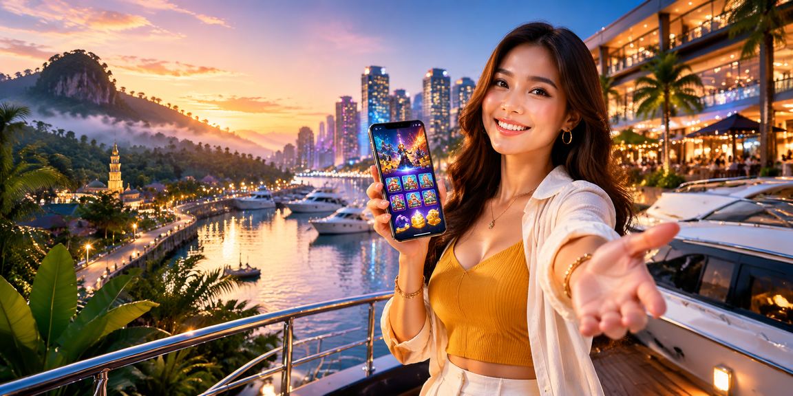 Aplikasi kasino dan taruhan Malaysia dalam gaya Melayu pada telefon pintar